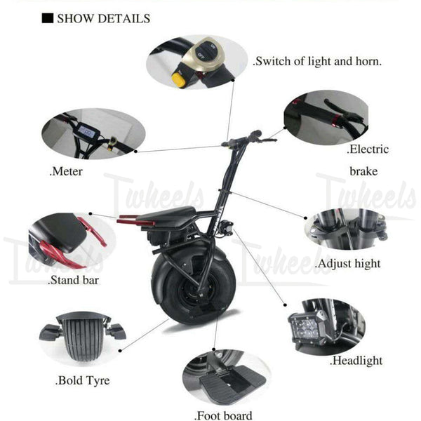 LeaperKim M1 1000W Electric Self-Balancing Unicycle