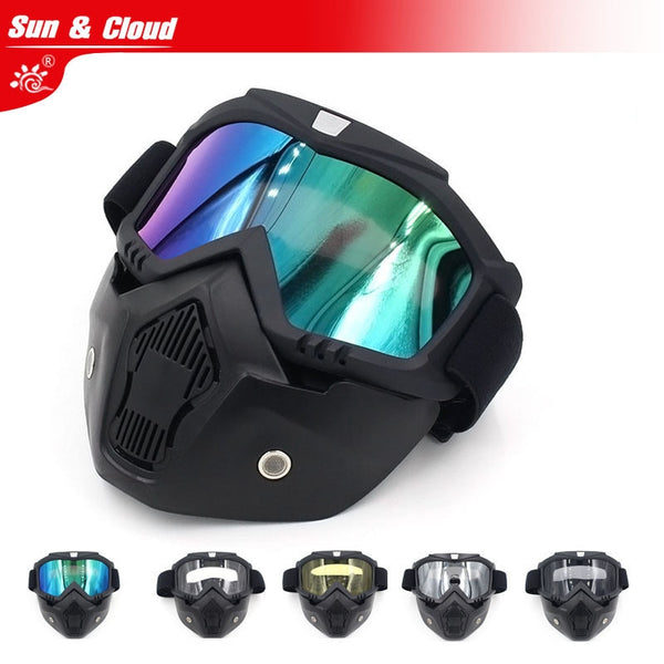 Tactical Mask Goggle Glasses