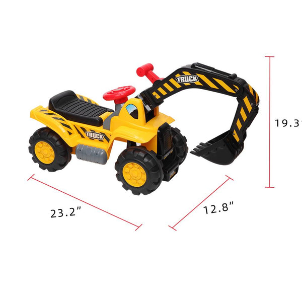 ZOKOP SF311-36G 36 Inch Kid Ride-on Excavator Toys With Remote Control