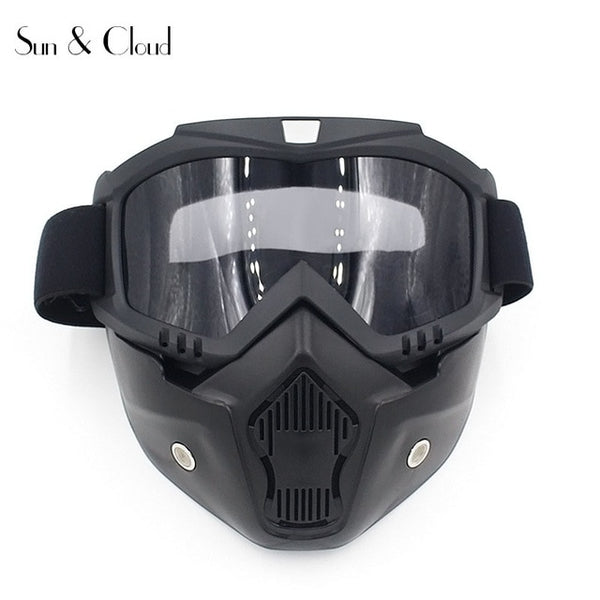 Tactical Mask Goggle Glasses