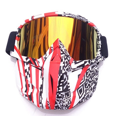 Tactical Mask Goggle Glasses