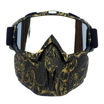 Tactical Mask Goggle Glasses