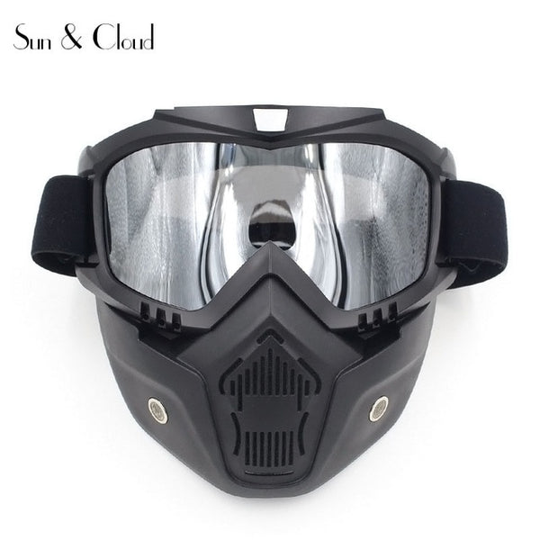 Tactical Mask Goggle Glasses