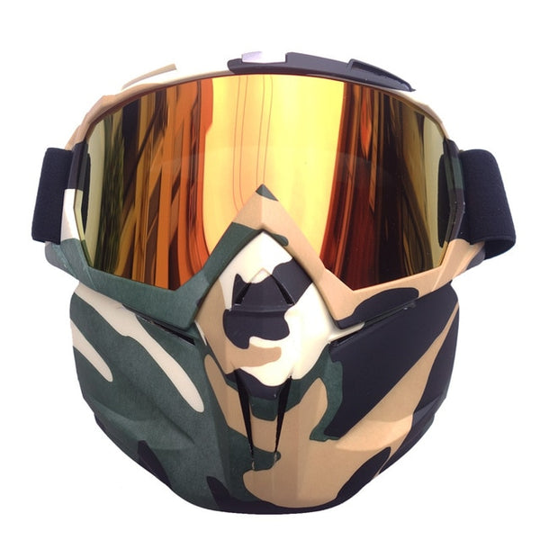 Tactical Mask Goggle Glasses