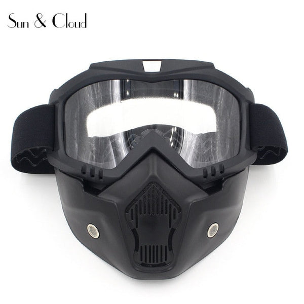 Tactical Mask Goggle Glasses