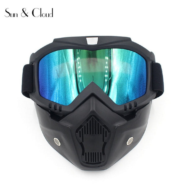 Tactical Mask Goggle Glasses