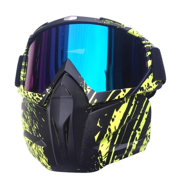 Tactical Mask Goggle Glasses