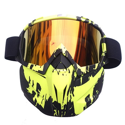 Tactical Mask Goggle Glasses