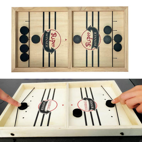 Sling Puck Winner Fast Hockey Board Game