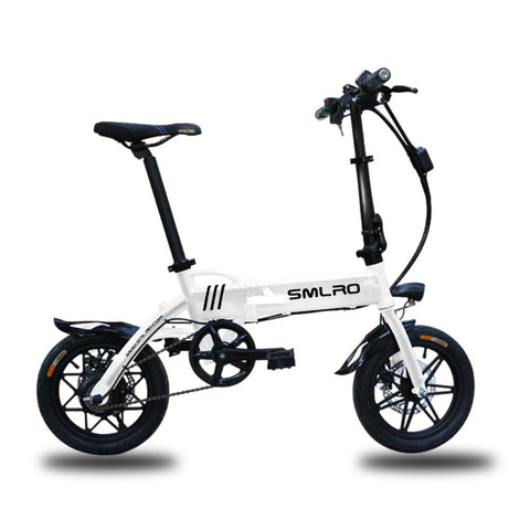 250W SMLRO Carbon Fiber Folding EBike with Lithium Battery