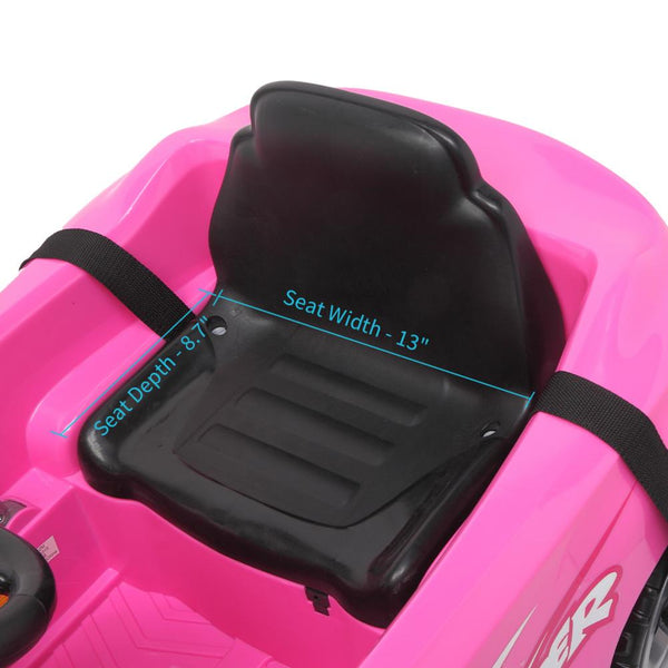 Children's Pink Electric Double Drive Electric Car