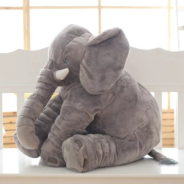 Soft Plush Stuffed Elephant Cushion
