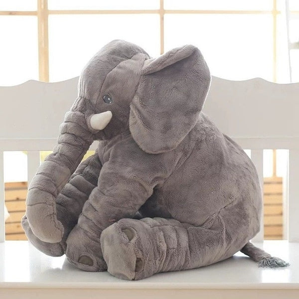 Soft Plush Stuffed Elephant Cushion