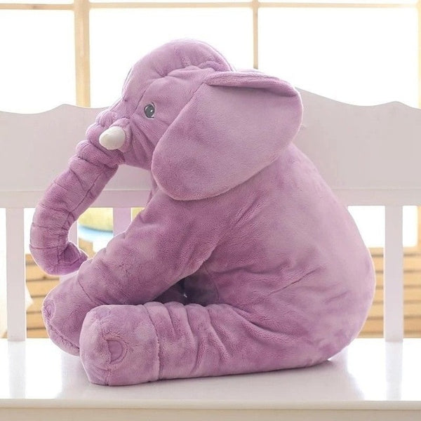 Soft Plush Stuffed Elephant Cushion