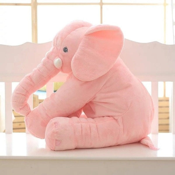 Soft Plush Stuffed Elephant Cushion