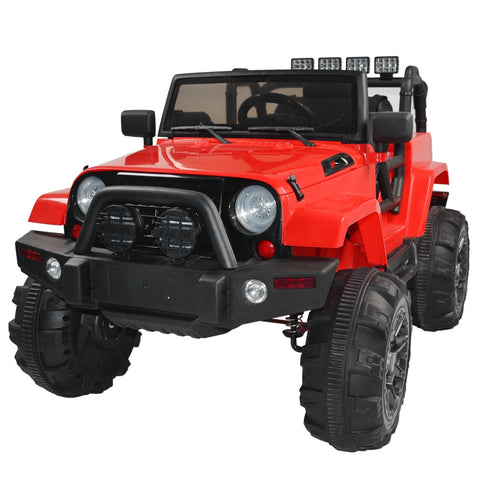 Model Toys for Children Kids 12V Kids Ride On Car SUV MP3 RC Remote Control LED Lights Red